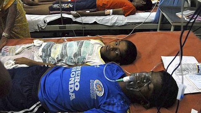 Al menos ocho niños murieron tras intoxicación alimentaria en la India