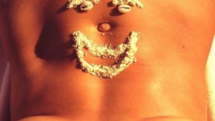   El topless sonriente de Heidi Klum 