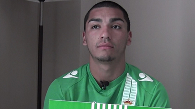 Lorenzo Reyes se lesionó en entrenamiento de Real Betis