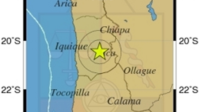 Sismo de menor intensidad afectó a la Región de Tarapacá