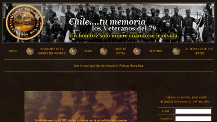 Revisa si antepasados estuvieron en Guerra del Pacífico