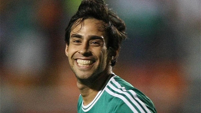 Jorge Valdivia agradeció al club Palmeiras por su actual momento