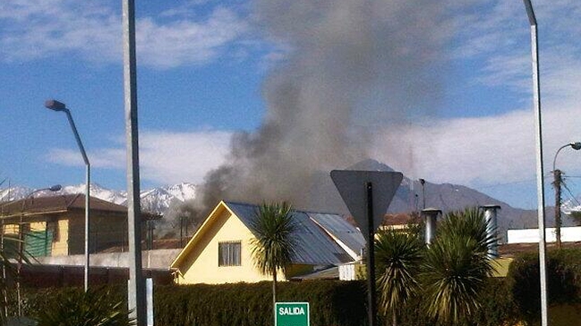 Bomberos controló incendio afectó en cárcel de Los Andes