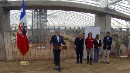  Piñera visitó las obras para los Odesur  