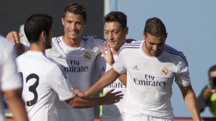 Los goles del triunfo de Real Madrid sobre Everton en la Champions Cup