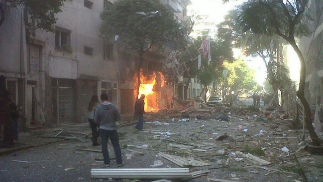 Fuerte explosión en pleno centro de Rosario