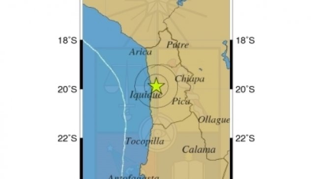 Sismo afectó a regiones de Arica y Tarapacá