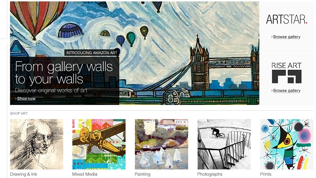 Amazon debutará en ventas de arte con Dalí y Warhol