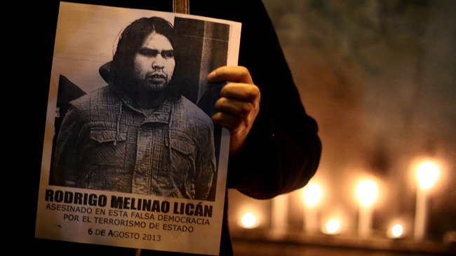 Carabineros negó uso de munición que mató a Melinao