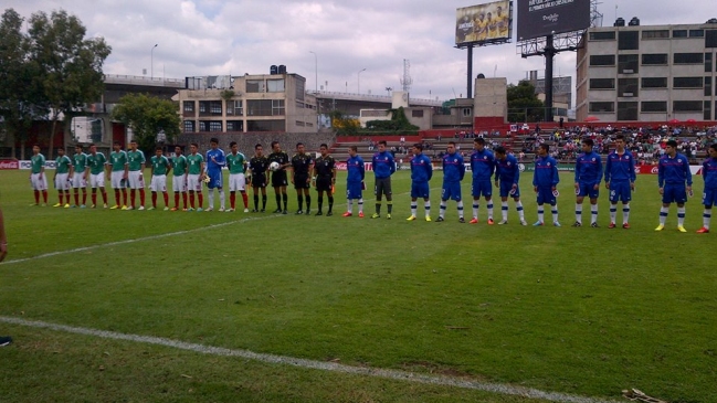 Chile sub 15 debutó con un triunfo sobre México en la Copa Naciones