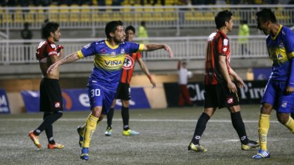 Angel Rojas anotó la tercera cifra para Everton en Quillota