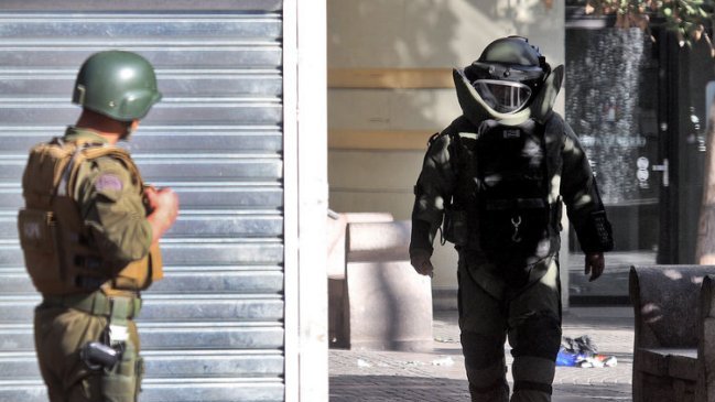 GOPE revisa objeto sospechoso en Nueva Providencia con Manuel Montt