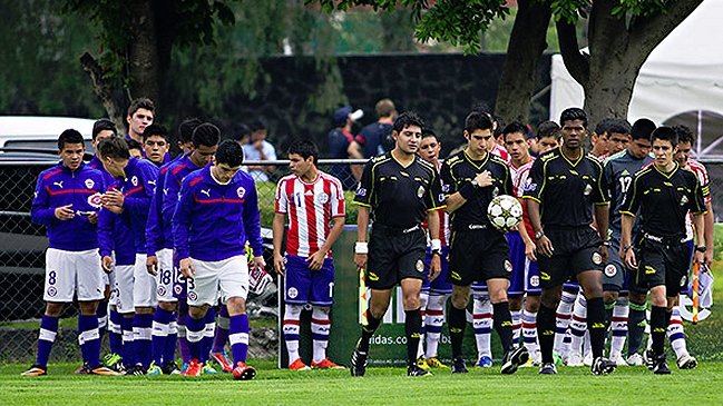 Chile sub 15 cayó con Paraguay y quedó segundo en su grupo en la Copa Naciones