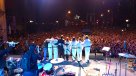 Así se vivió desde el escenario el cierre del concierto de Los Jaivas