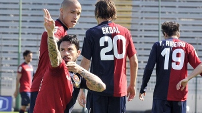 Mauricio Pinilla anotó en eliminación de Cagliari en Copa Italia