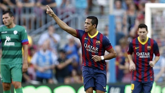 FC Barcelona con Alexis Sánchez debuta en la liga ante Levante