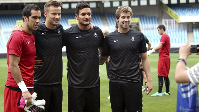 Claudio Bravo hace su estreno en la Liga de Campeones con Real Sociedad