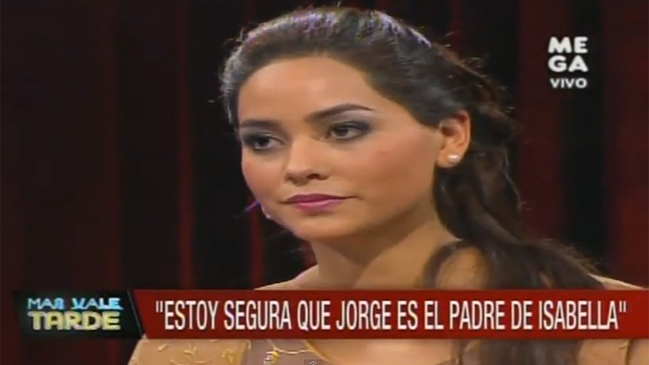 Camila Recabarren: Estoy segura de que Jorge Hurtado es el padre de mi hija