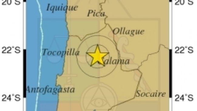 Sismo de magnitud 5,7 Richter afectó a la zona norte esta madrugada