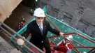 Presidente Piñera realizó una visita inspectiva a la futura estación del Metro Franklin