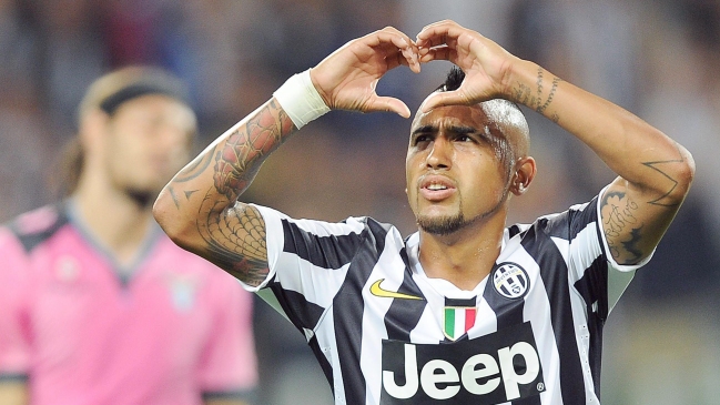 Juventus con Arturo Vidal de titular recibe a Lazio en Turín