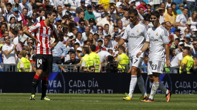 Real Madrid derrotó a Athletic de Bilbao y sigue firme en la liga española