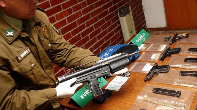 Carabineros incautó armamento y municiones de guerra en Pedro Aguirre Cerda