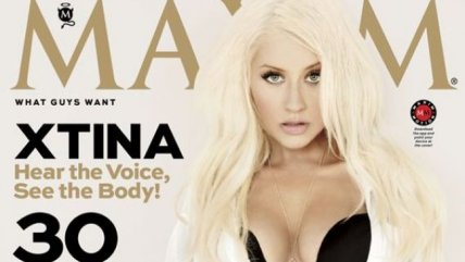 Christina Aguilera lució nueva figura para Maxim