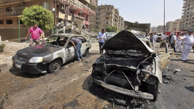 Atentado contra ministro del Interior de Egipto dejó 24 heridos