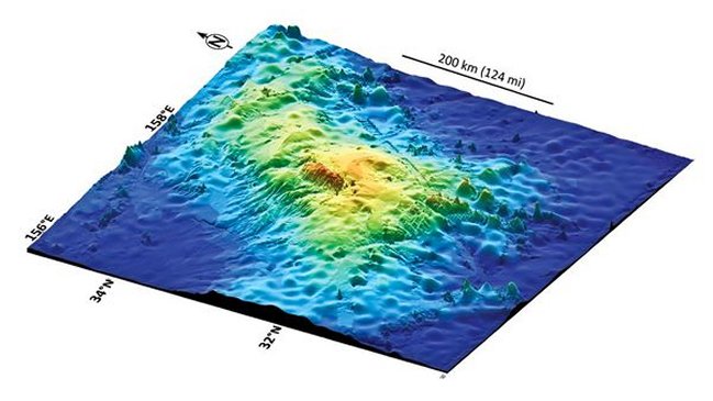 Descubren el volcán más grande del mundo
