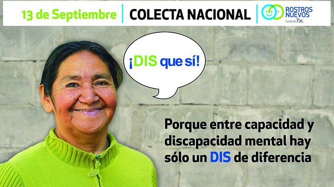 Fundación Rostros Nuevos: La discapacidad la genera la sociedad