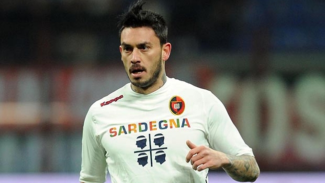 Mauricio Pinilla marcó en agónica igualdad de Cagliari ante Fiorentina