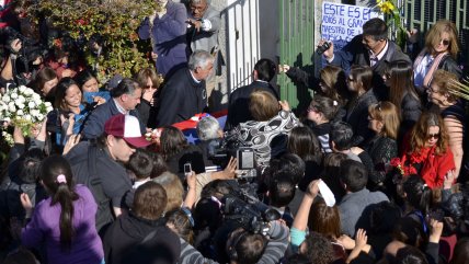 El masivo cortejo fúnebre de Jorge Pedreros