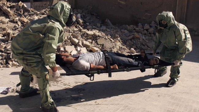 ONU investiga 14 ataques con armas químicas en Siria
