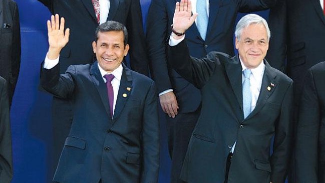 Piñera y Humala tendrán encuentro bilateral previo al fallo de La Haya