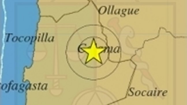 Sismo de menor intensidad afectó a Región de Antofagasta