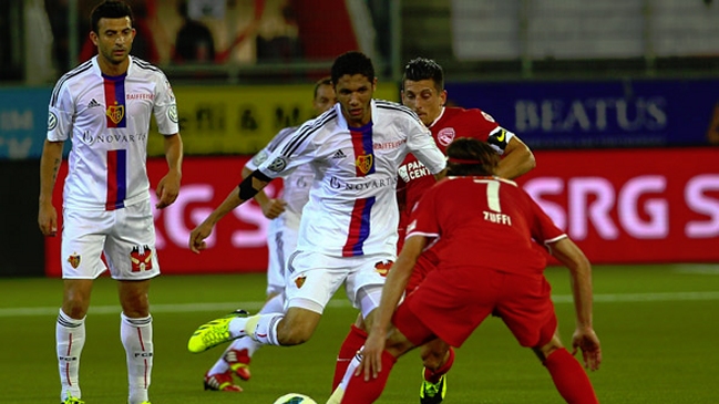 Marcelo Díaz marcó un gol en triunfo de Basilea sobre Thun en Suiza