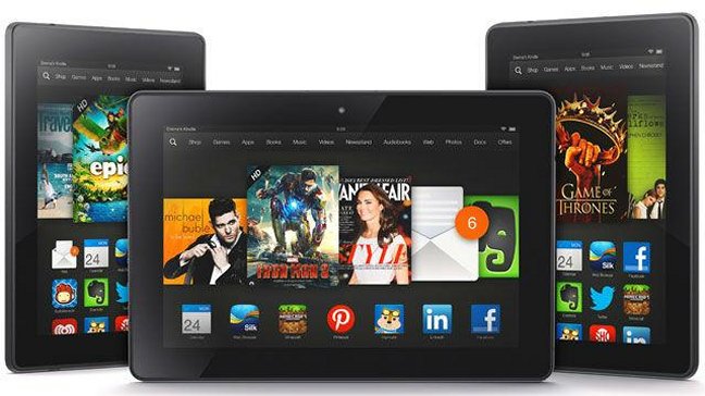 Amazon presentó tres nuevas tabletas Kindle Fire