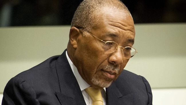 Tribunal confirmó 50 años de cárcel para ex presidente de Liberia Charles Taylor