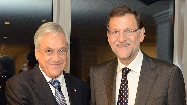 Piñera y Rajoy analizaron en Nueva York la evolución de la situación económica
