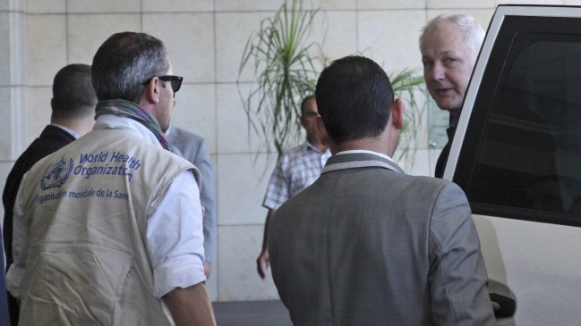 Equipo de expertos en armas químicas verificará datos sirios a partir de octubre