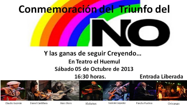 Nano Stern y Claudio Guzmán encabezan concierto por triunfo del 