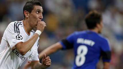Real Madrid goleó a FC Copenhague con anotaciones de Cristiano Ronaldo y Angel di María