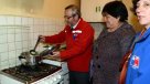 Ministro Baranda visitó casa compartida de mujeres indigentes