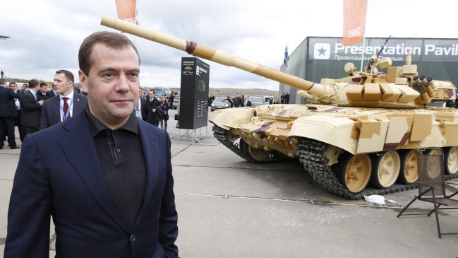 Medvédev proclamó la supremacía del partido del Kremlin