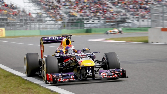 La grilla de salida del Gran Premio de Corea de la Fórmula 1