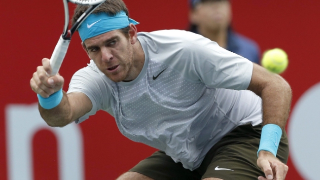 Del Potro aprovechó retiro de Haas en Shanghai