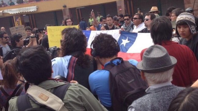 Baja convocatoria marcó fallida marcha contra inmigrantes en Antofagasta