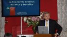 Ministro destacó que economistas internacionales reconocen la situación local
