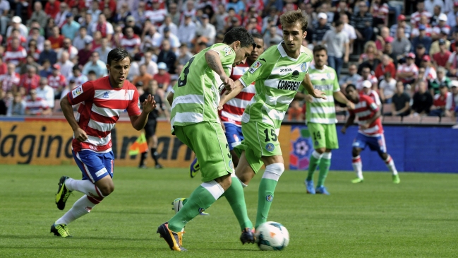 Manuel Iturra fue titular en tropiezo de Granada CF ante Getafe